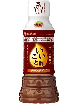 Пряный соус с тремя видами уксуса и овощно-фруктовой основой Mizkan Iikoto Su Sauce Type (Functional Vinegar Product)