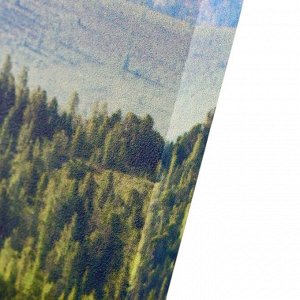 Модульная картина "Пейзаж с озером и горами" (2-25х50, 30х60 см) 60х80 см