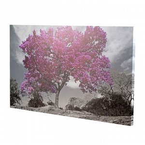Картина на холсте "Цветущее дерево" 60*100 см