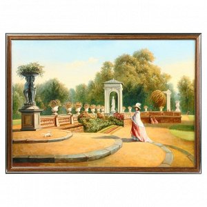 Картина "Дама в царском саду" 35х50 см
