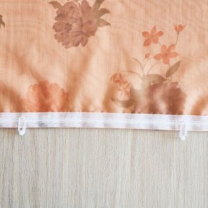 Комплект штор для кухни «Марианна», размер 300х160 см, цвет персик