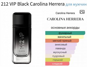 Мужские духи 212 VIP Black Carolina Herrera 100 мл. Оригинал