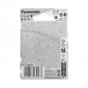 Батарейка алкалиновая Panasonic Alkaline Power, AA, LR6-4BL, 1.5 В, блистер, 4 шт.