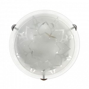 Светильник настенно-потолочный  Дюна "Мелани" 2 лампы E27 40Вт белый  д.300