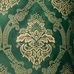 Штора портьерная Этель «Версаль» 160?270 см, цвет зелёный, 100% п/э