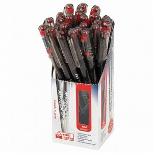 Ручка шариковая масляная PENSAN "My-Tech", КРАСНАЯ, игольчатый узел 0,7 мм, линия письма 0,35 мм, 2240/25