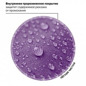 Рюкзак ПИФАГОР SCHOOL, 1 отделение, 3 кармана, "Bubble tea", 38x28х14 см, 273164