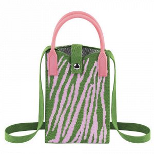 Сумочка-органайзер повседневная HEIKKI KNIT (ХЕЙКИ) кросс боди, вязаная, 17х12х5 см, "Fun zebra", 273792