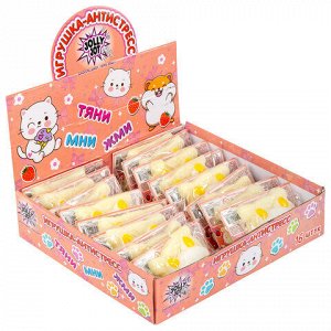 Игрушка-антистресс "КОТИК-ТОСТИК", 8х7 см, дисплей, JOLLY JOT (ДЖОЛЛИ ДЖОТ), 665784