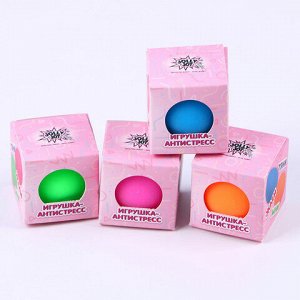 Игрушка-антистресс "ШАР", 4 см, ассорти 4 цвета, дисплей, JOLLY JOT (ДЖОЛЛИ ДЖОТ), 665810
