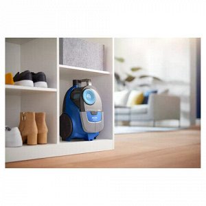 Пылесос PHILIPS XB2022/01 с контейнером "циклон", 1800 Вт, мощность всасывания 360 Вт, синий