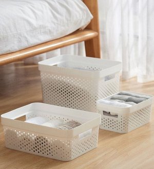 Toveon Корзина большая пластиковая без крышки 3073А