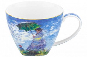 Чашка и Блюдце "Прогулка" из NEW BONE CHINA - Идеальный Комплект для Десерта