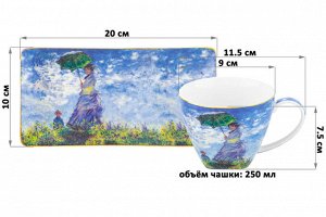 Чашка и Блюдце "Прогулка" из NEW BONE CHINA - Идеальный Комплект для Десерта