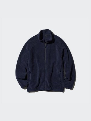 UNIQLO – тёплая флисовая куртка с высоким воротником