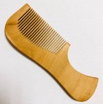 Расческа дерево с ручкой ЗХД 14см