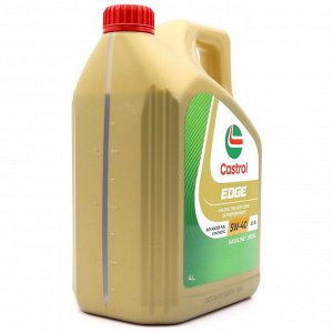 Масло моторное Castrol Edge 5w40, синтетическое, API SP, ACEA A3/B4, универсальное, 4л, арт. 3430673
