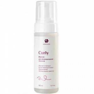 Мусс CURLY для формирования локонов, увлажняющий, ADRICOCO, 150 мл