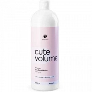 Бальзам для объема волос ADRICOCO CUTE VOLUME с бамбуком, 1000 мл