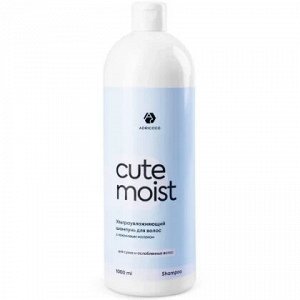 Ультраувлажняющий шампунь для волос ADRICOCO CUTE MOIST с кокосовым молоком, 1000 мл