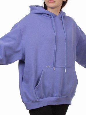 2610 VIOLET Толстовка женская (85% хлопок, 10% полиэстер, 5% спандекс)