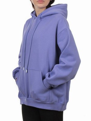 2610 VIOLET Толстовка женская (85% хлопок, 10% полиэстер, 5% спандекс)
