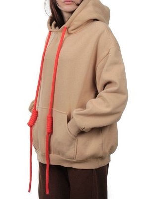 2226 BEIGE Толстовка женская (85% хлопок, 10% полиэстер, 5% спандекс)