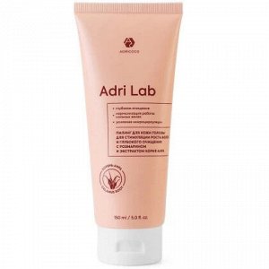 Пилинг для кожи головы Adri Lab стимуляция роста волос и глубокое очищение с розмарином и экстрактом корня аира, ADRICOCO, 150 мл