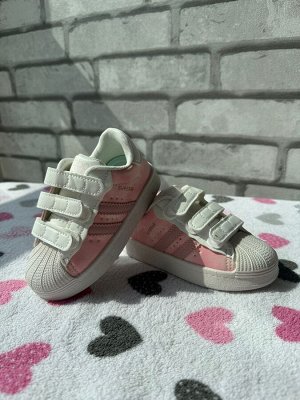 Кроссовки для девочки, розовые, р.26