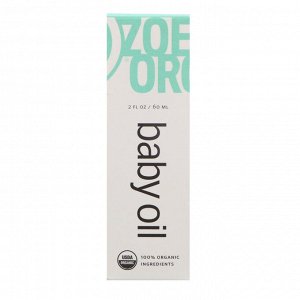 Zoe Organics, Органическое детское масло, 2 ж. унц.(60 мл)