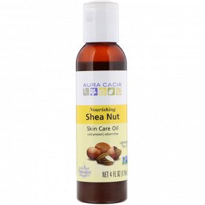 Aura Cacia, Skin Care Oil, Nourishing Shea Nut, 4 fl oz (118 ml)