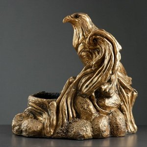 Фигура с кашпо "Орел большой" бронза, 60-48-60 см