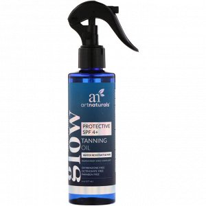 Artnaturals, Glow, Tanning Oil, Protective SPF 4+, 6 oz (177 ml)