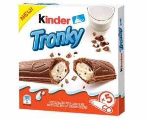 Шоколадные батончики Kinder Tronky (Киндер Тронки с фундуком) 90 гр