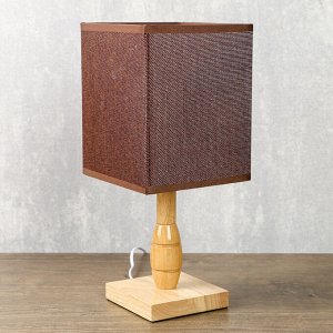 Настольная лампа "Ариадна", 1х40Вт Е27, цвет коричневый