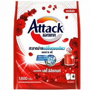 Концентрированный стиральный порошок Attack Lady Elegant Concentrated Powder, 1600гр