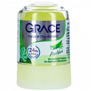 Дезодорант минеральный кристаллический Алое Grace Natural Deodorant Aloe, 50г