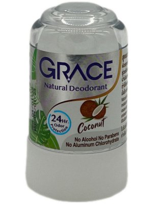 Дезодорант минеральный кристаллический Кокос Grace Natural Deodorant Coconut, 50гр