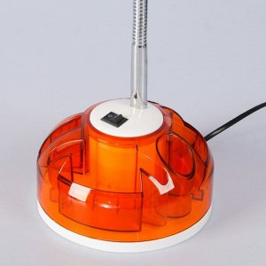 Настольная лампа 1x60W E27 оранжевая  16,5x16,5x51см
