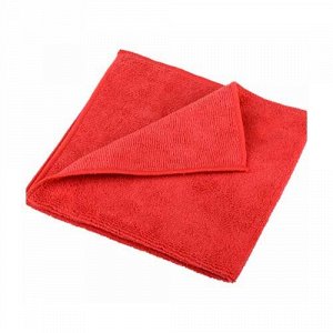 Салфетка микрофибра 320 г/м2 красная 30х30 см