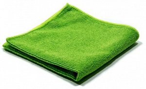 Салфетка микрофибра 350 г/м2 зелёная 30х30 см