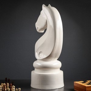 Садовая фигура "Конь" белый