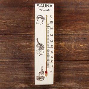 Термометр "Sauna", для бань и саун, микс