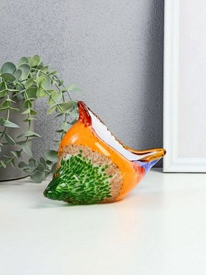 Фигурка стекло «Раковина разноцветная», под муранское, 23x9x11 см