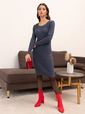 2345 Платье женское цвет джинс