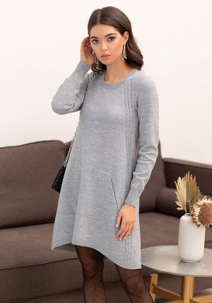 2353 Платье женское цвет серый