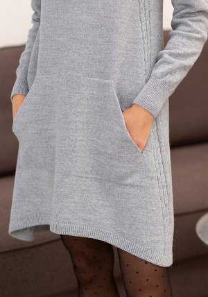 2353 Платье женское цвет серый