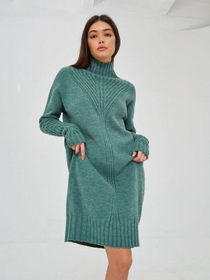 2440 Платье женское цвет зеленый