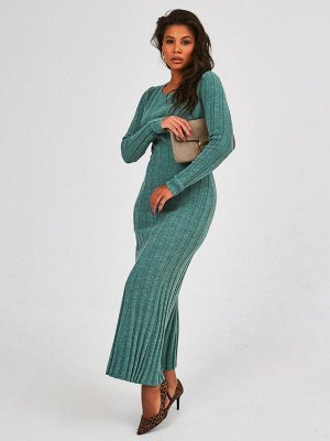 2430 Платье женское цвет зелёный