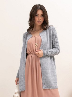 3627 Кардиган женский цвет серый